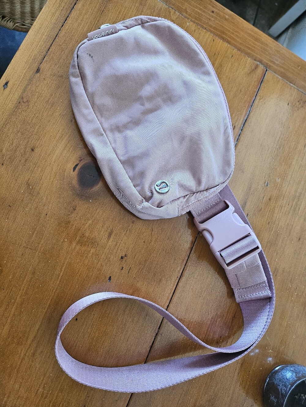 Original Lululemon Everywhere Belt Crossbody Bag 1L Pink Taupe Women